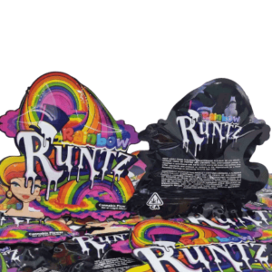 RAINBOW RUNTZ HOLOGRAPHIC MYLAR BAG