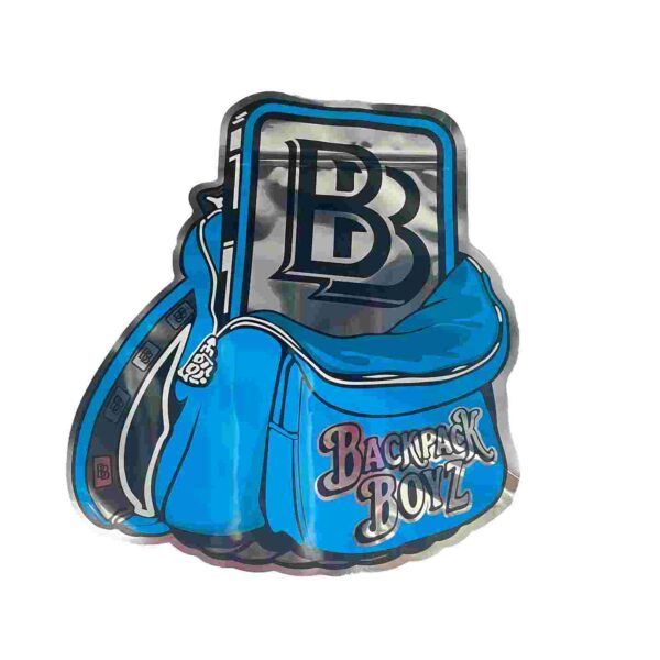 xBuy Backpack Boyz Blue Cutout 1/4 Mylar Bags. 3.5g