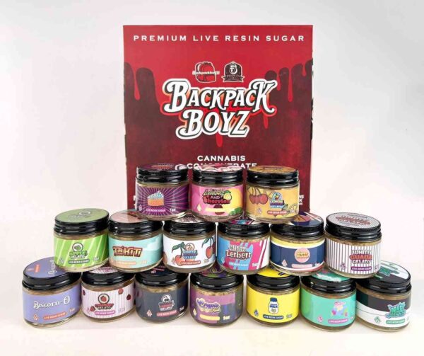 Backpack Boyz  Live Resin Sugar-16 One Ounce Jars